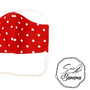 red dots face mask
