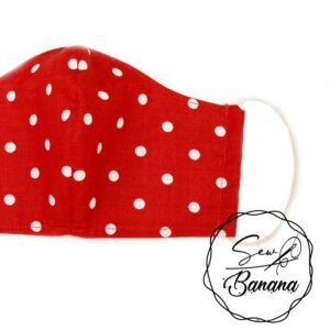 red dots face mask