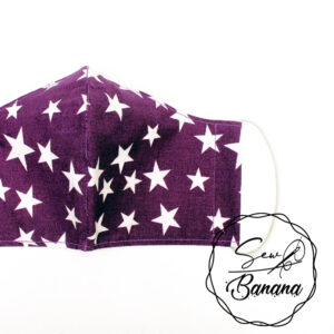 purple star face mask