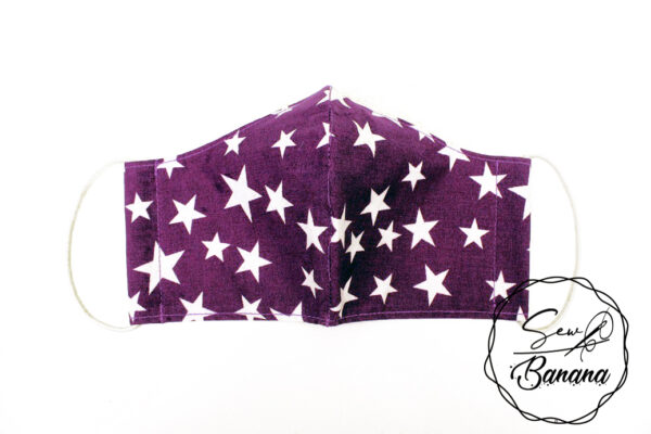 purple star face mask