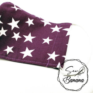 purple star face mask