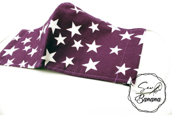 purple star face mask
