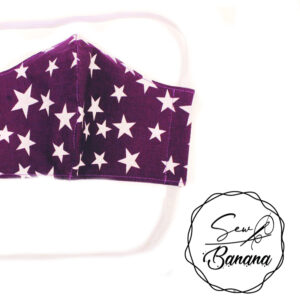 purple star face mask