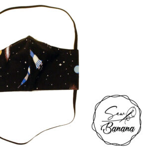 black rocket face mask