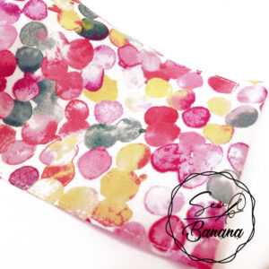 rainbow dots face mask