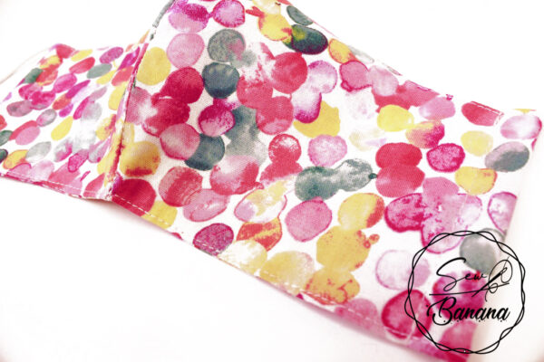 rainbow dots face mask