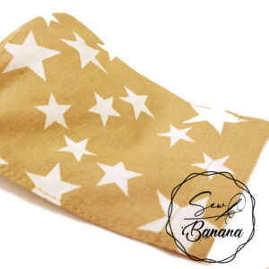 beige star face mask