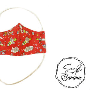 red rocket face mask
