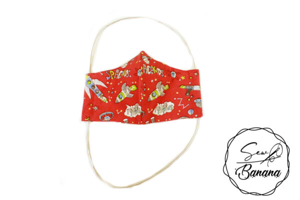 red rocket face mask