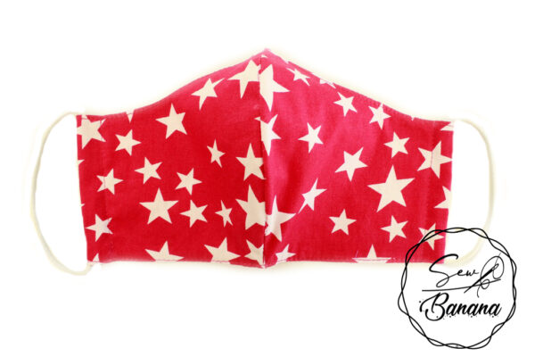 pink star face mask