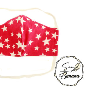 pink star face mask