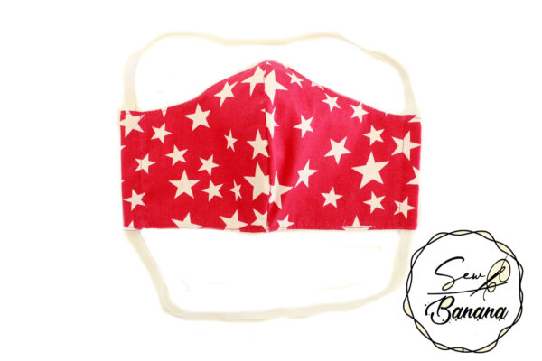 pink star face mask