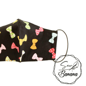 bow tie face mask