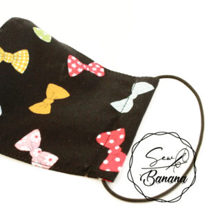 bow tie face mask