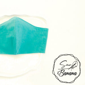 turquoise face mask