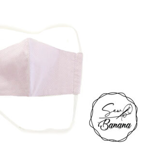 lilac dots face mask