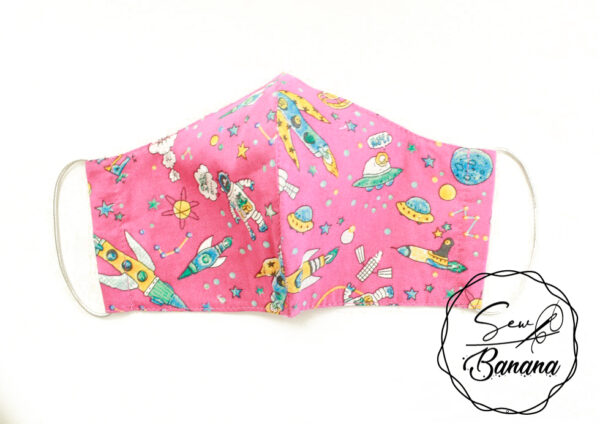 pink rocket face mask