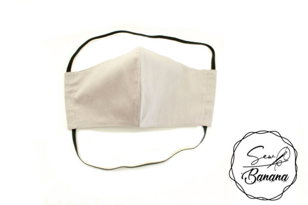 grey face mask