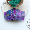 purple flower mask