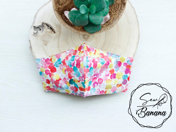 rainbow dots mask