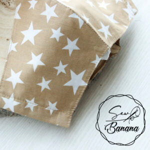 beige star mask