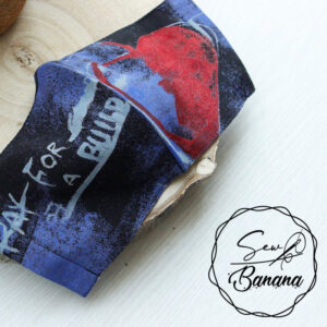 blue love mask