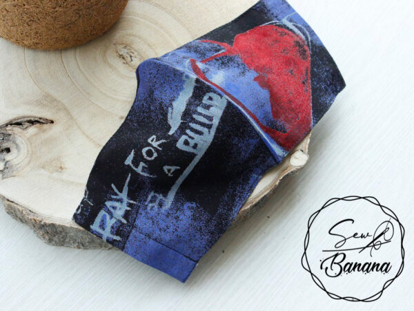 blue love mask