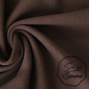 shopping bag brown ribbing