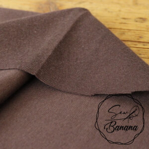 shopping bag brown ribbing