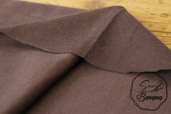 shopping bag brown ribbing