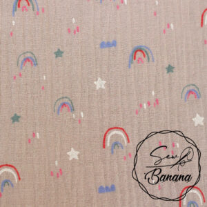 Rainbow love muslin