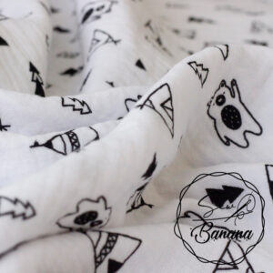 tipi and bear muslin