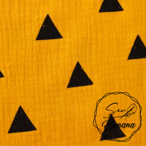 black triangle muslin