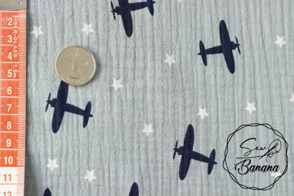 with the planes muslin