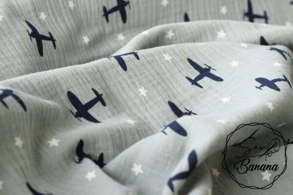 with the planes muslin