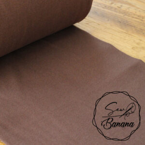 shopping bag brown ribbing