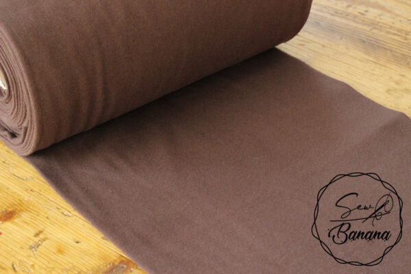shopping bag brown ribbing