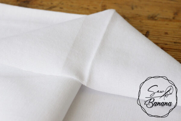 white ribbing