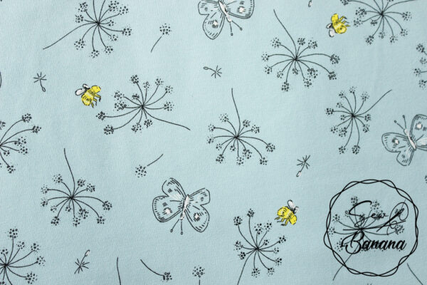 bees Turquoise jersey