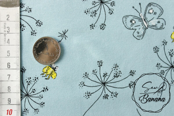 bees Turquoise jersey