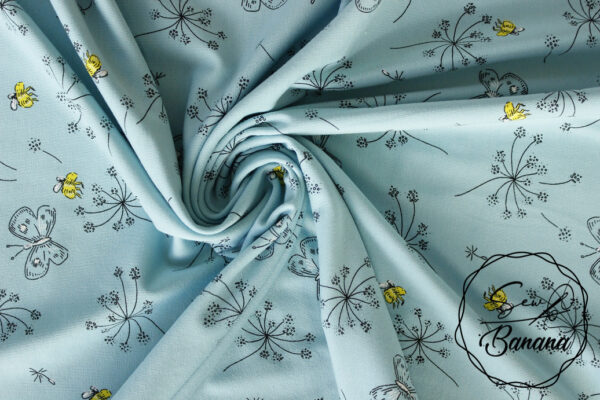 bees Turquoise jersey