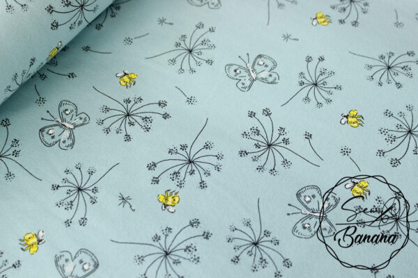 bees Turquoise jersey