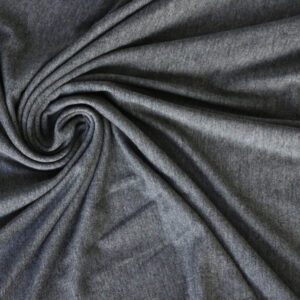 charcoal gray melange jersey