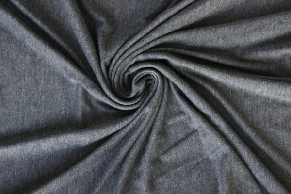 charcoal gray melange jersey