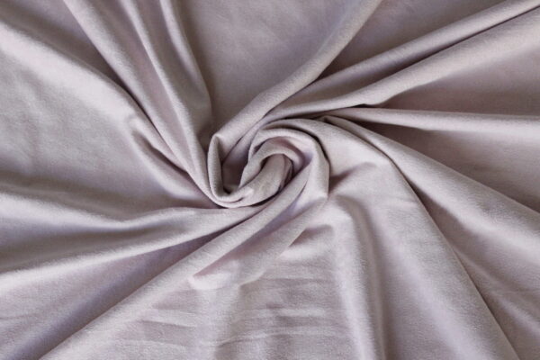 pale pink stretch suede