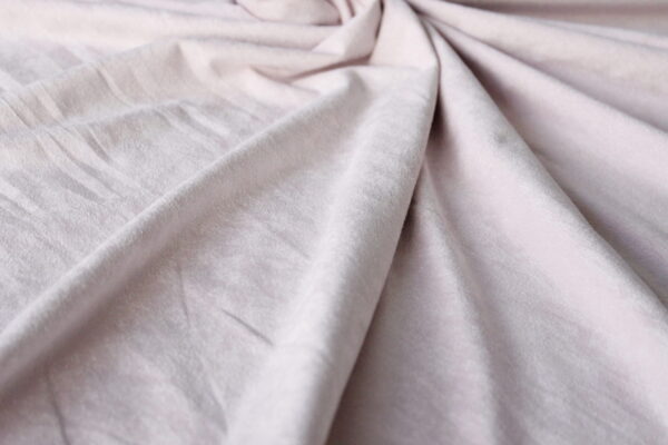 pale pink stretch suede