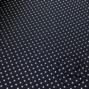 black dots viscose jersey