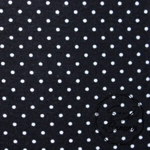 black dots viscose jersey