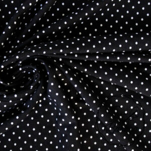 black dots viscose jersey