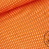 dots orange poplin